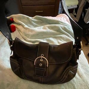 Black Coach shoulder bag